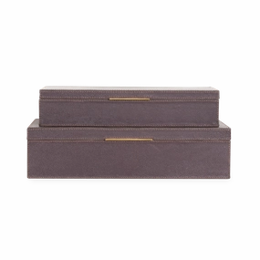 Ralston Leather Boxes elegant wall decor