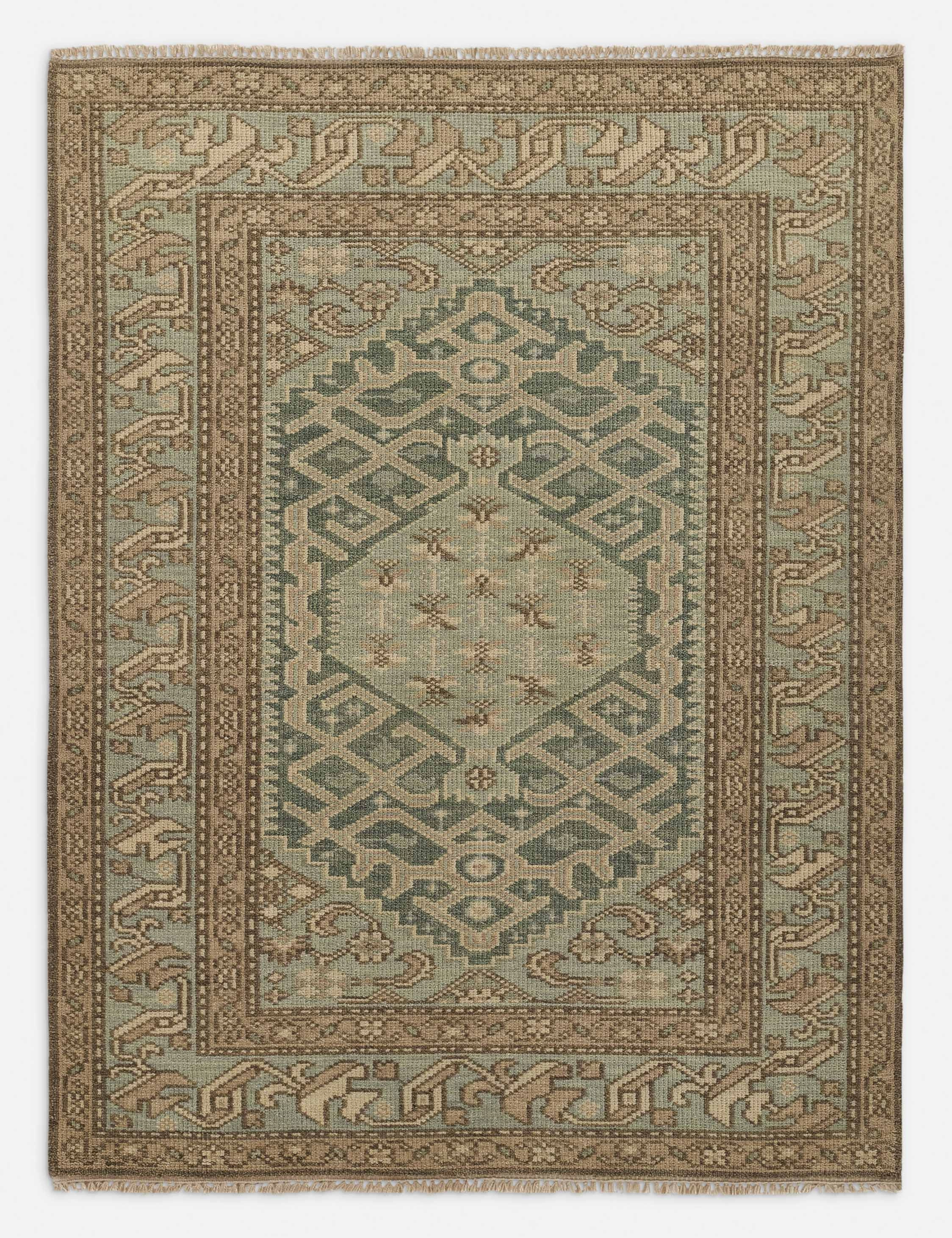 Ramina Hand-Knotted Wool Rug trendy fashion rug