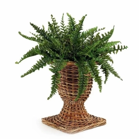 Rattan French Country Urn home display ornament