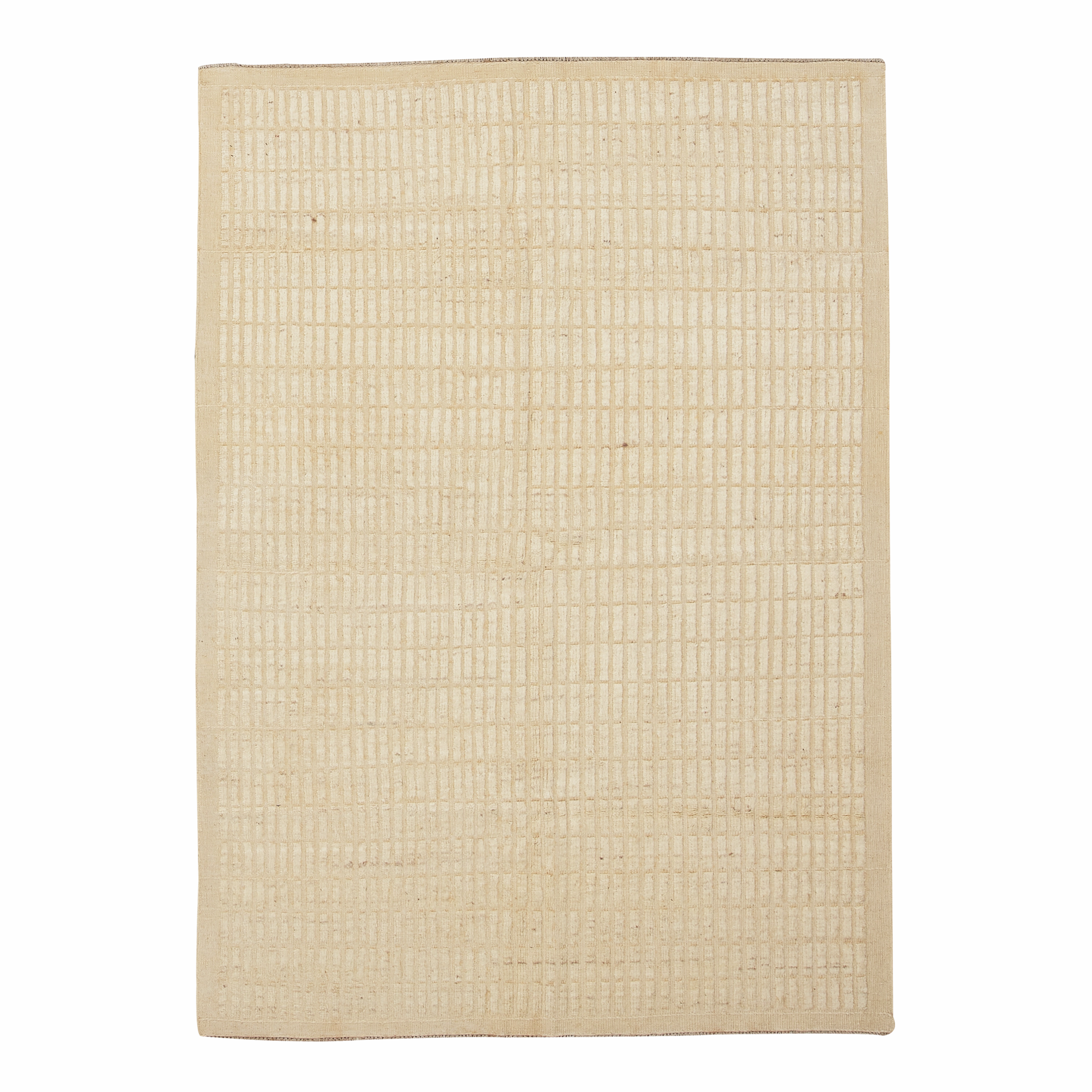 Rayi Ivory minimalist everyday rug