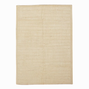 Rayi Ivory minimalist everyday rug