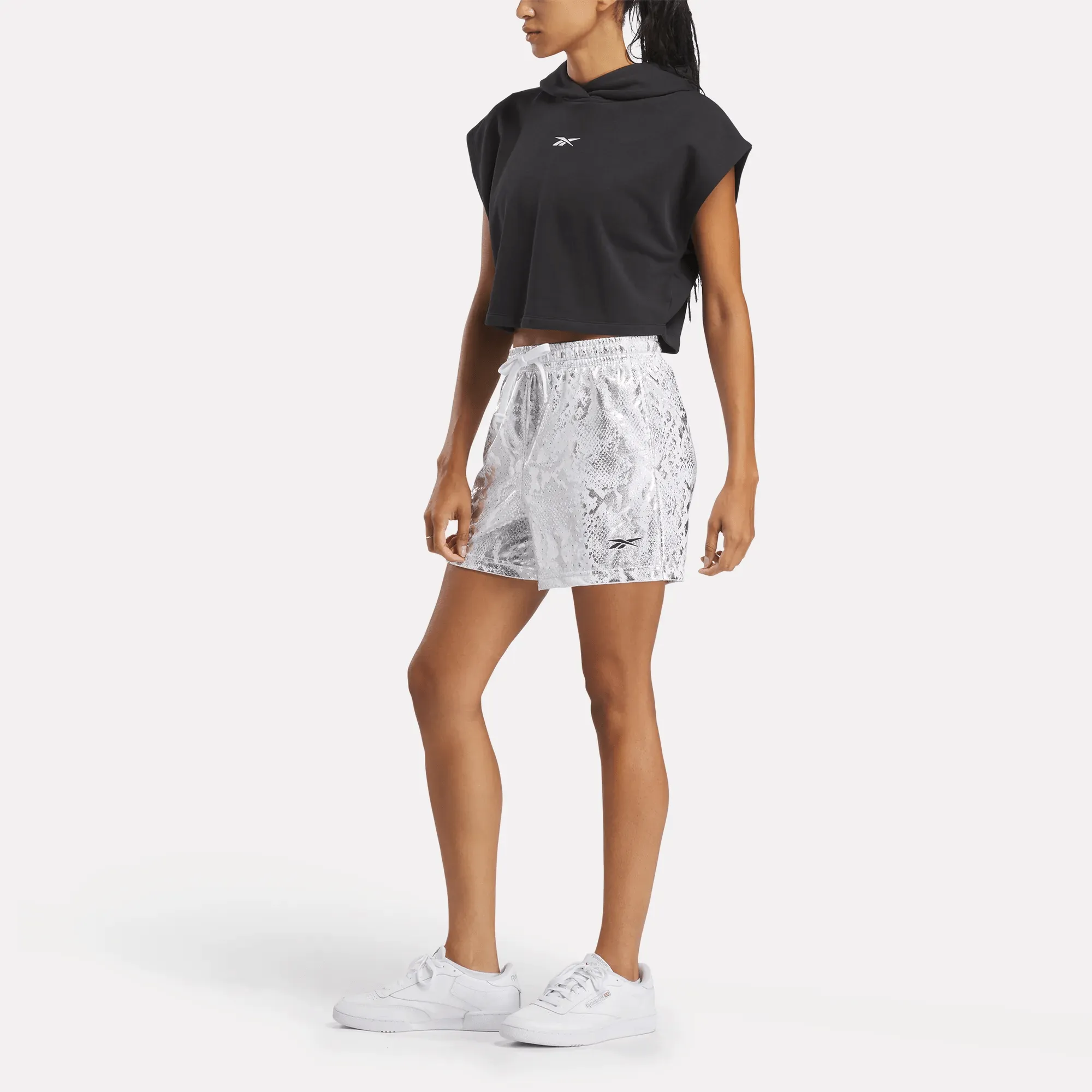 Reebok Schuhe Damen B-Ball Off-Court Allover Print Shorts 5