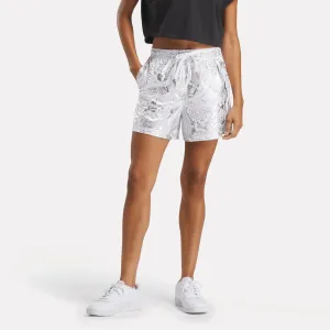 Reebok Schuhe Damen B-Ball Off-Court Allover Print Shorts 5