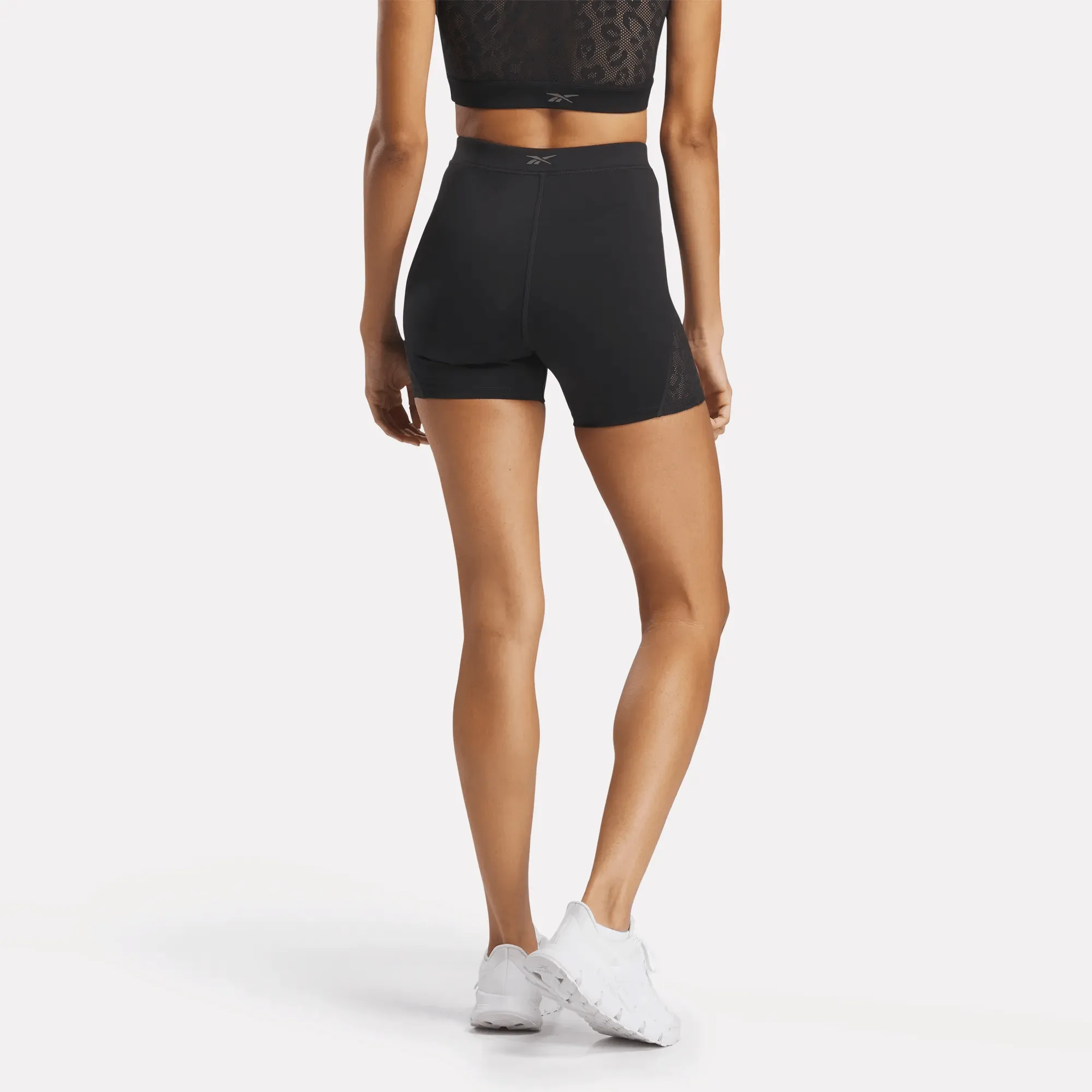 Reebok Schuhe Damen Mesh High-Rise Fahrrad Shorts 5