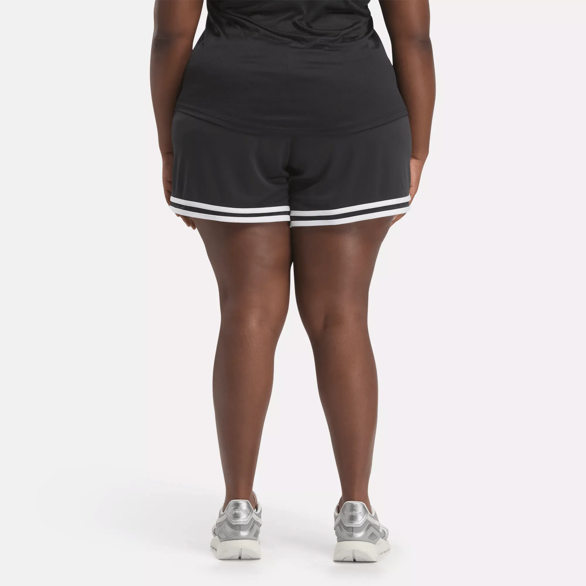Reebok Schuhe Damen Workout Ready High-Rise Shorts (Plus Size)