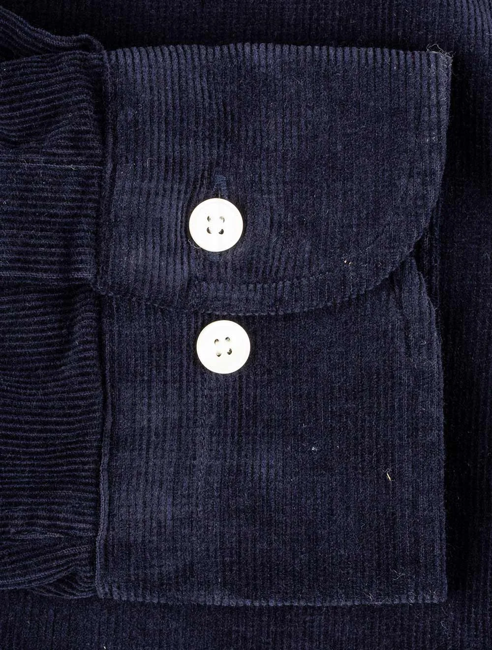 Regular Fit Cordhemd Abendblau
