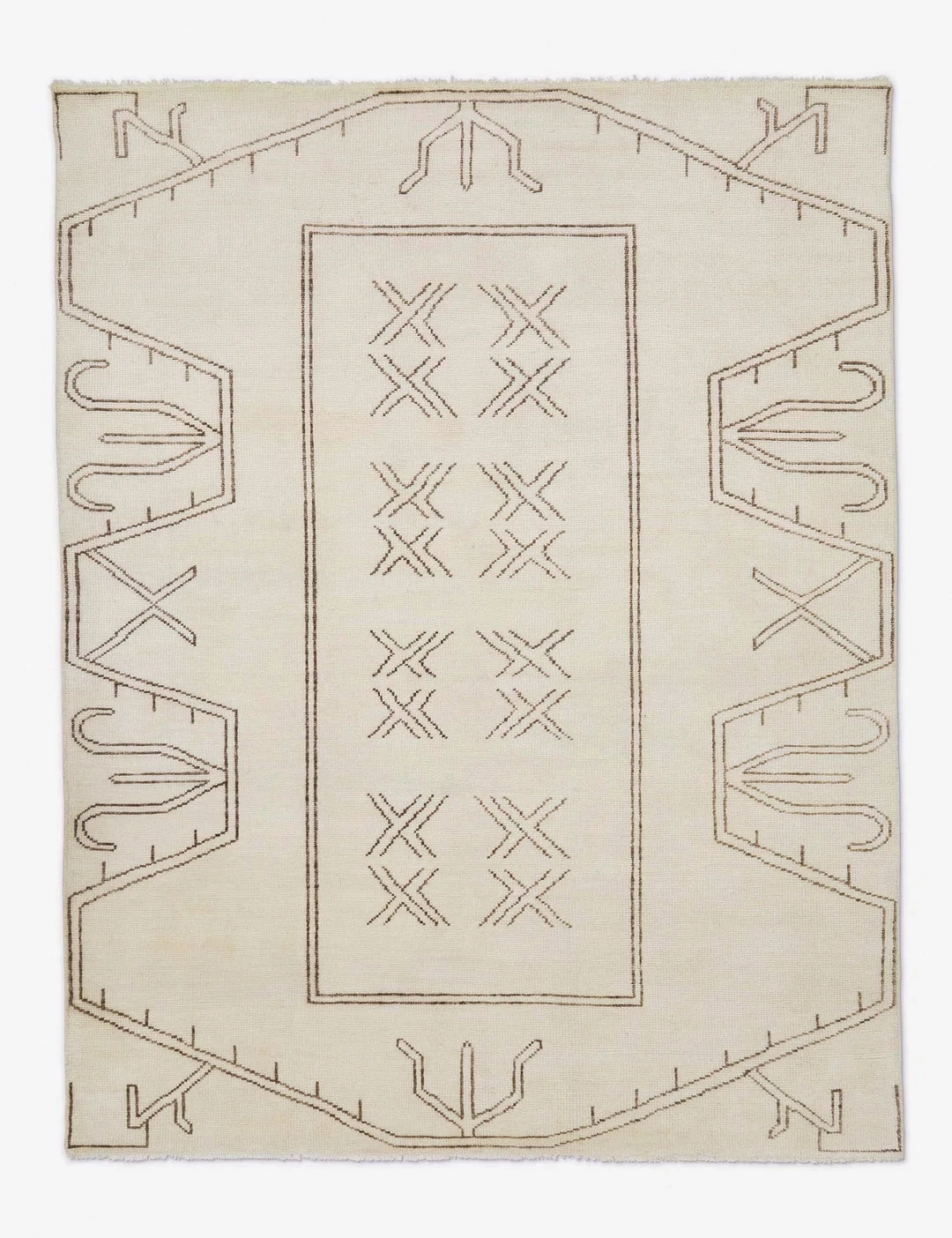 Rehya Hand-Knotted Wool Rug trendy fashion rug