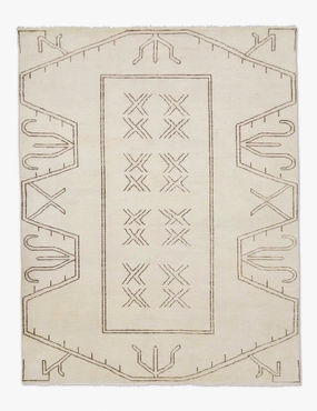 Rehya Hand-Knotted Wool Rug trendy fashion rug
