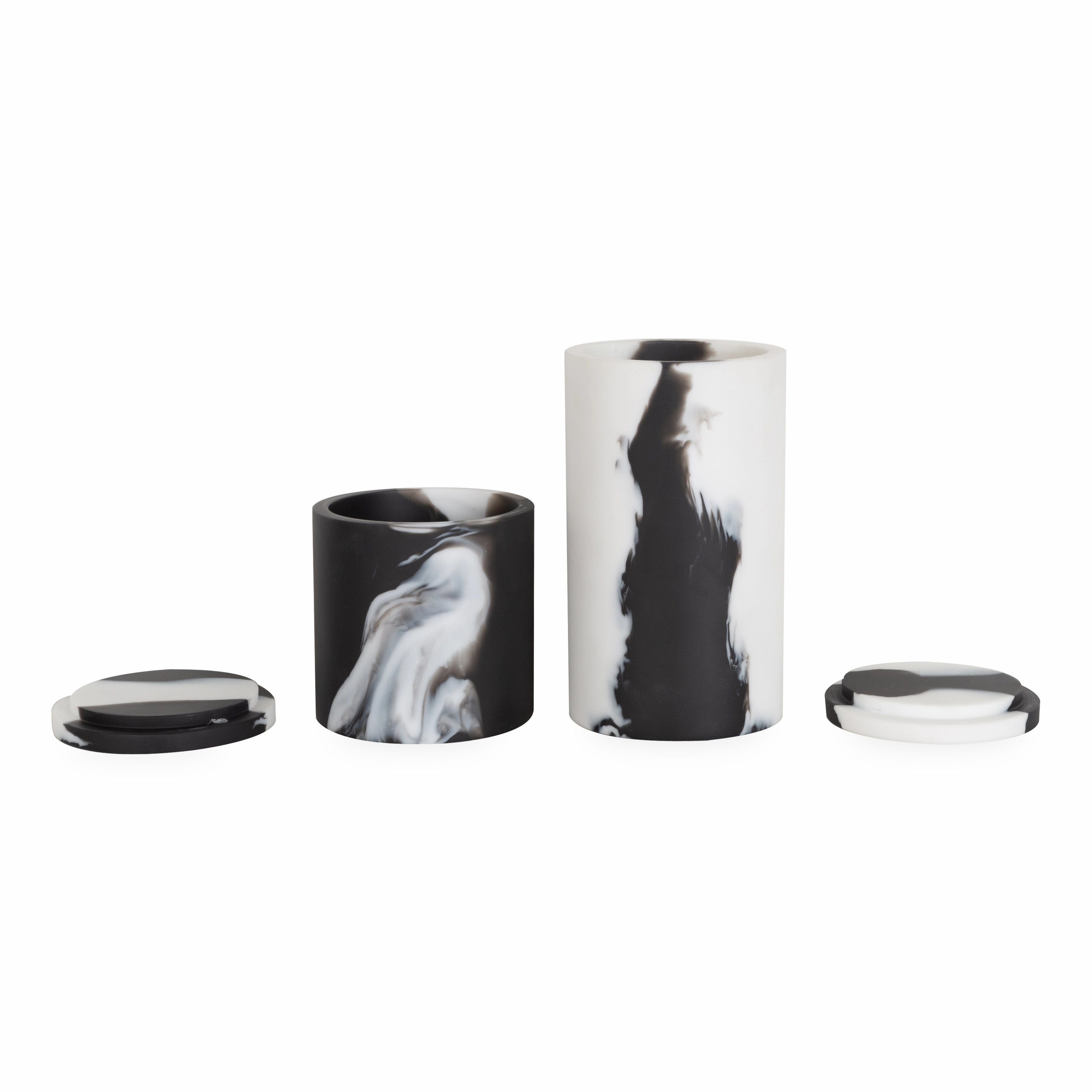 Resin Swirl Jars