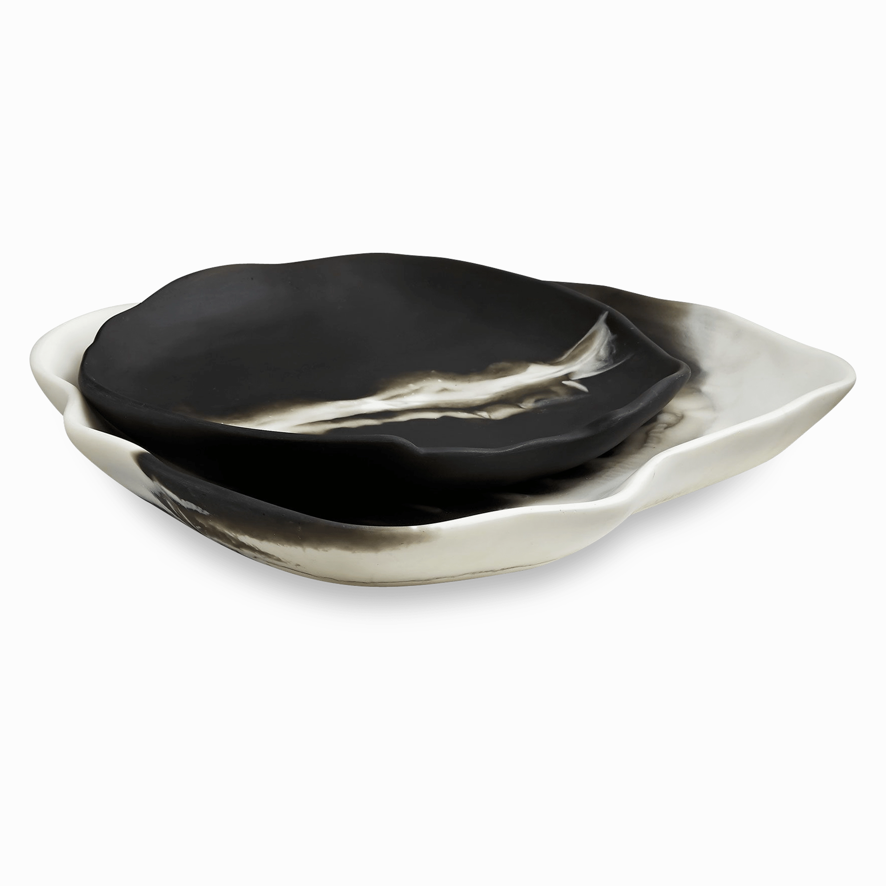 Resin Swirl Platters elegant wall decor
