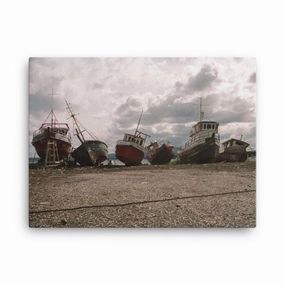resting ships - canvas canvas mural art