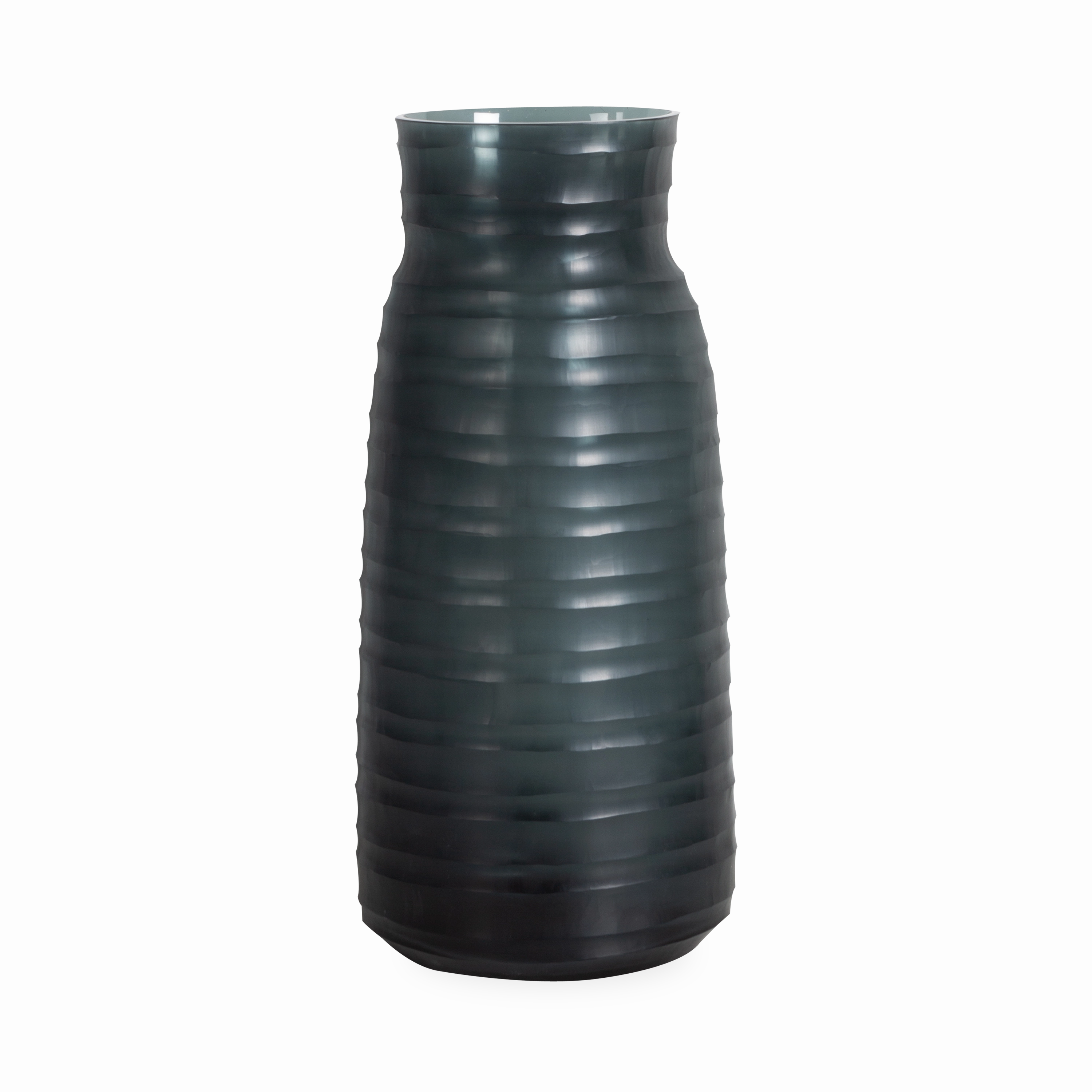 Ridge Glass Vase