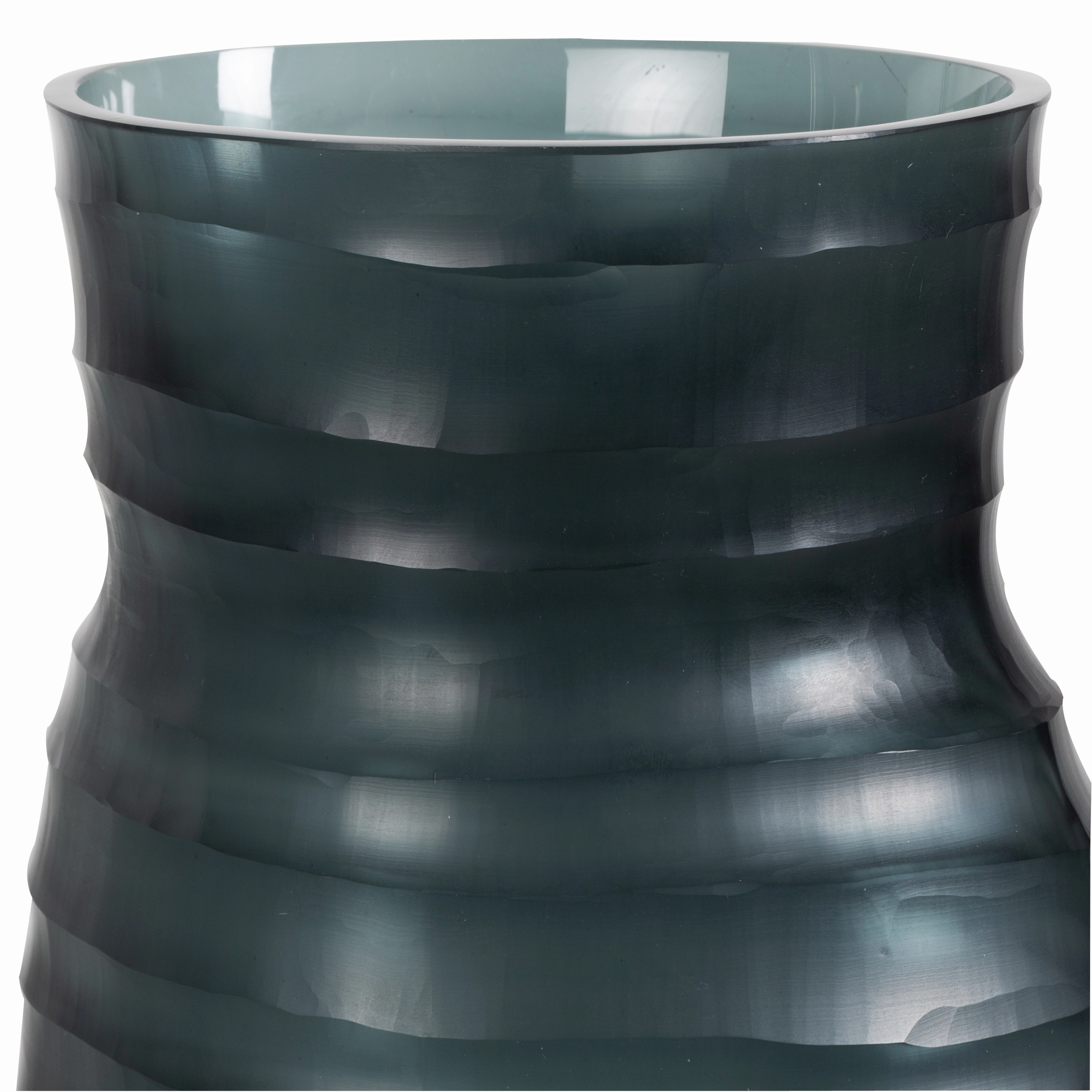 Ridge Glass Vase