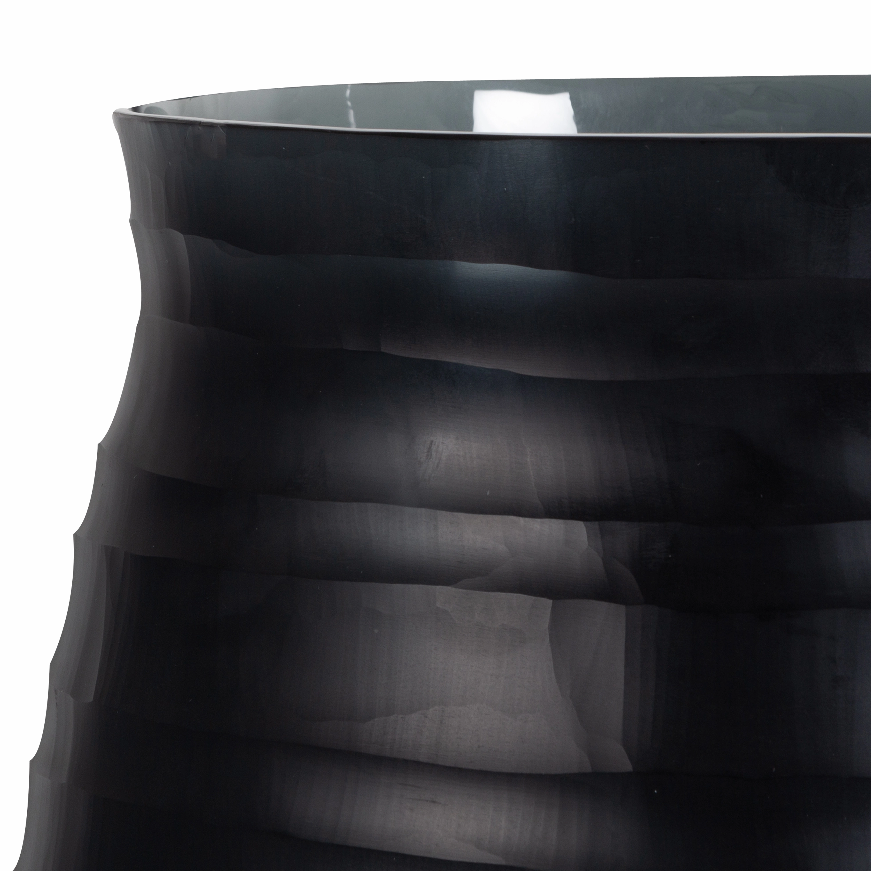 Ridge Glass Vase