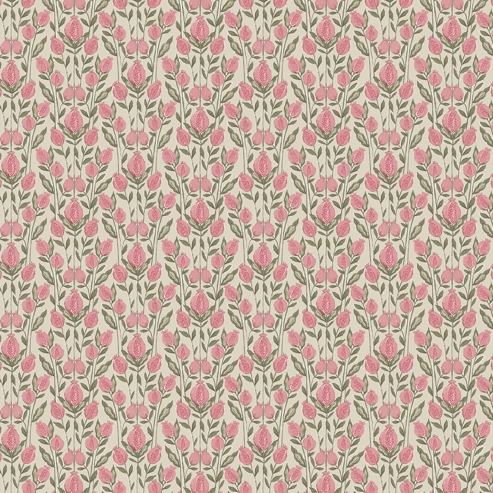 Rithani Printed Cotton Fabric (By The Metre) Auburn