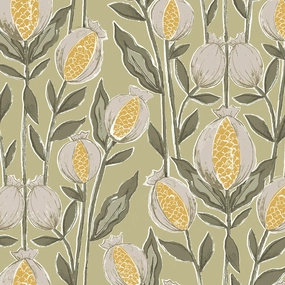 Rithani Printed Cotton Fabric (By The Metre) Pistachio elegant table cloth  
