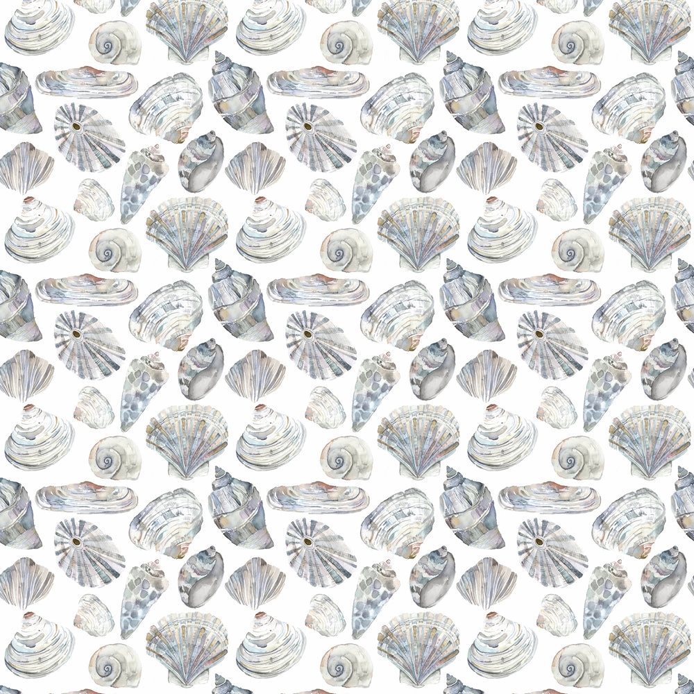Rockpool Printed Cotton Fabric (By The Metre) Slate
