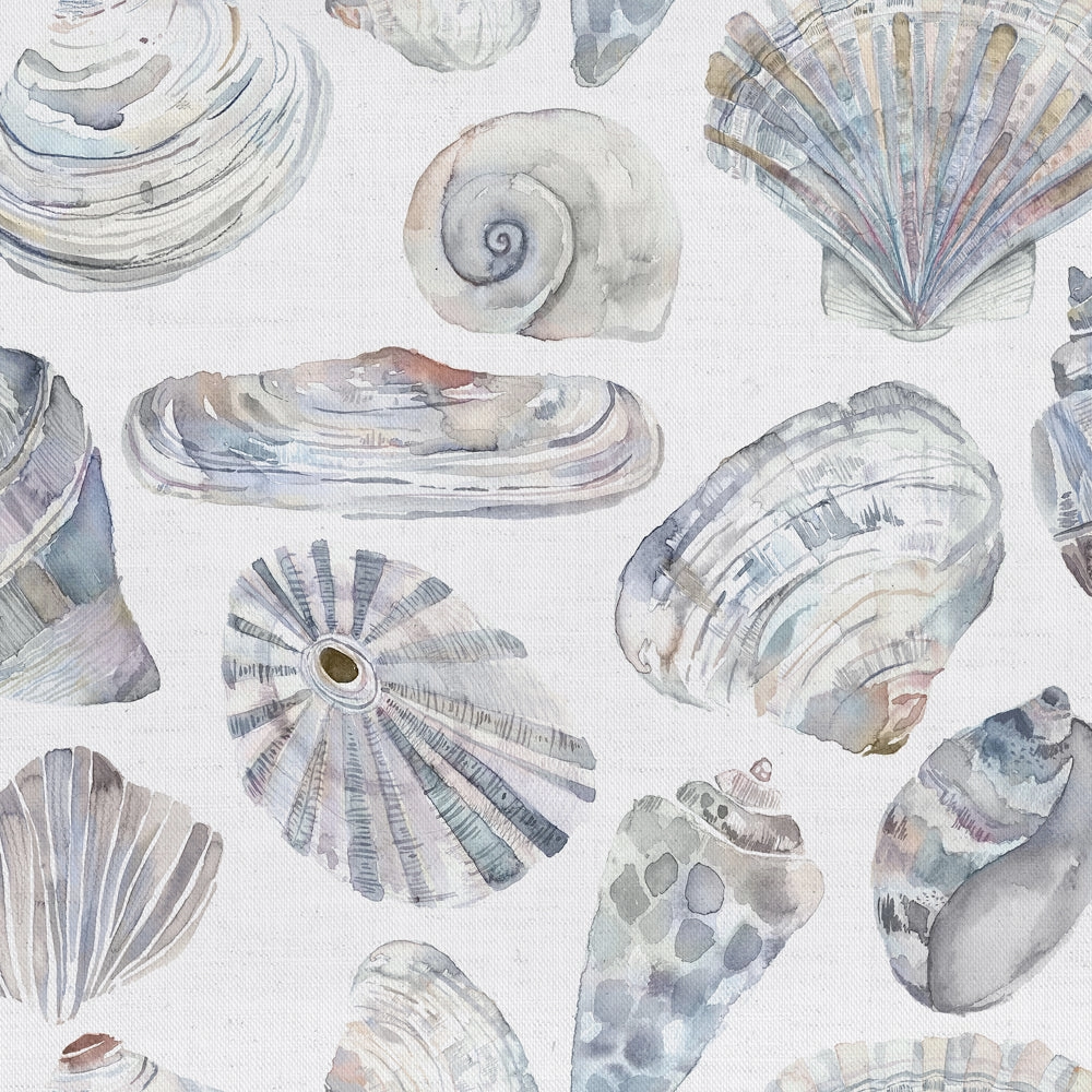 Rockpool Printed Cotton Fabric (By The Metre) Slate elegant table cloth  