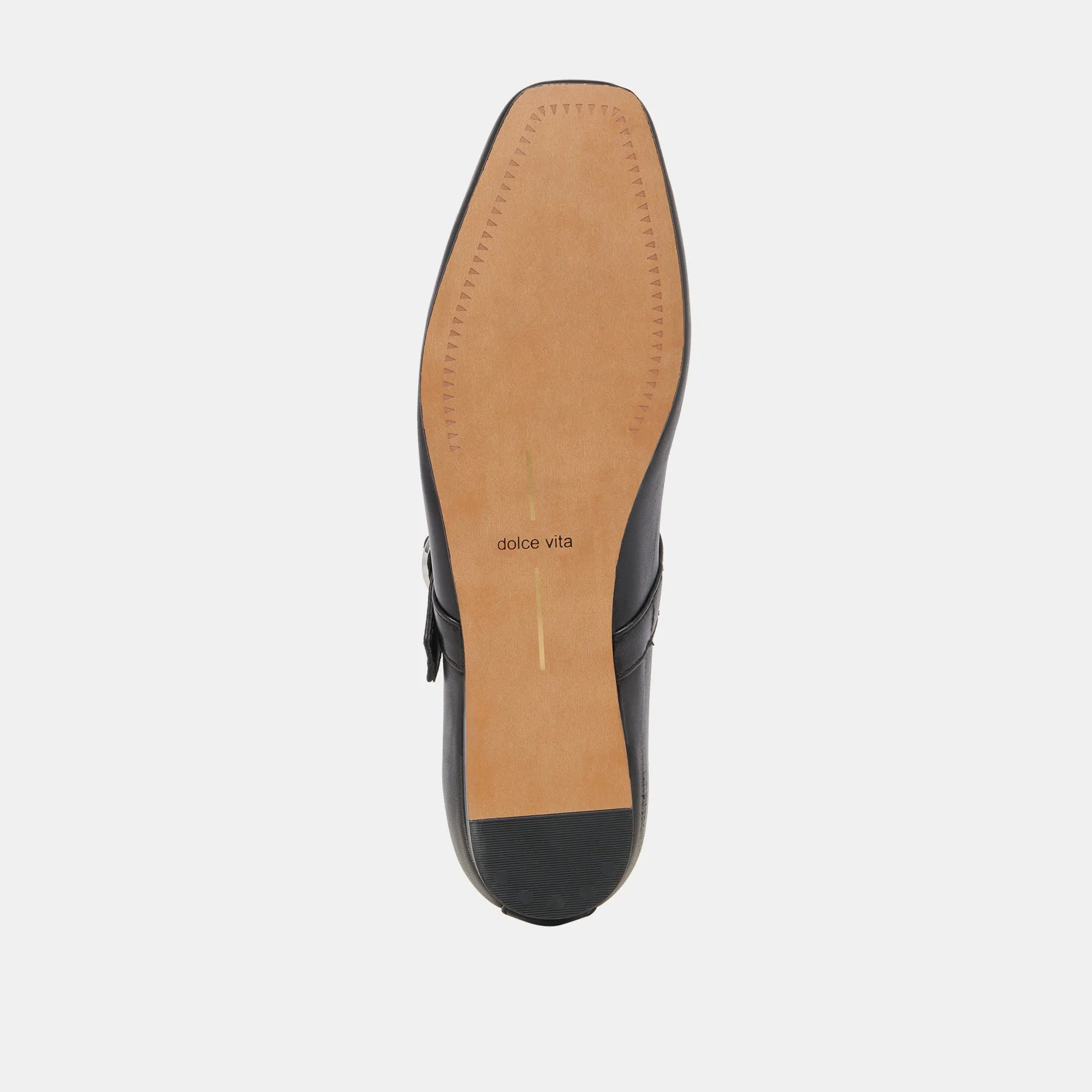 RODNI BALLET FLATS SCHWARZES LEDER