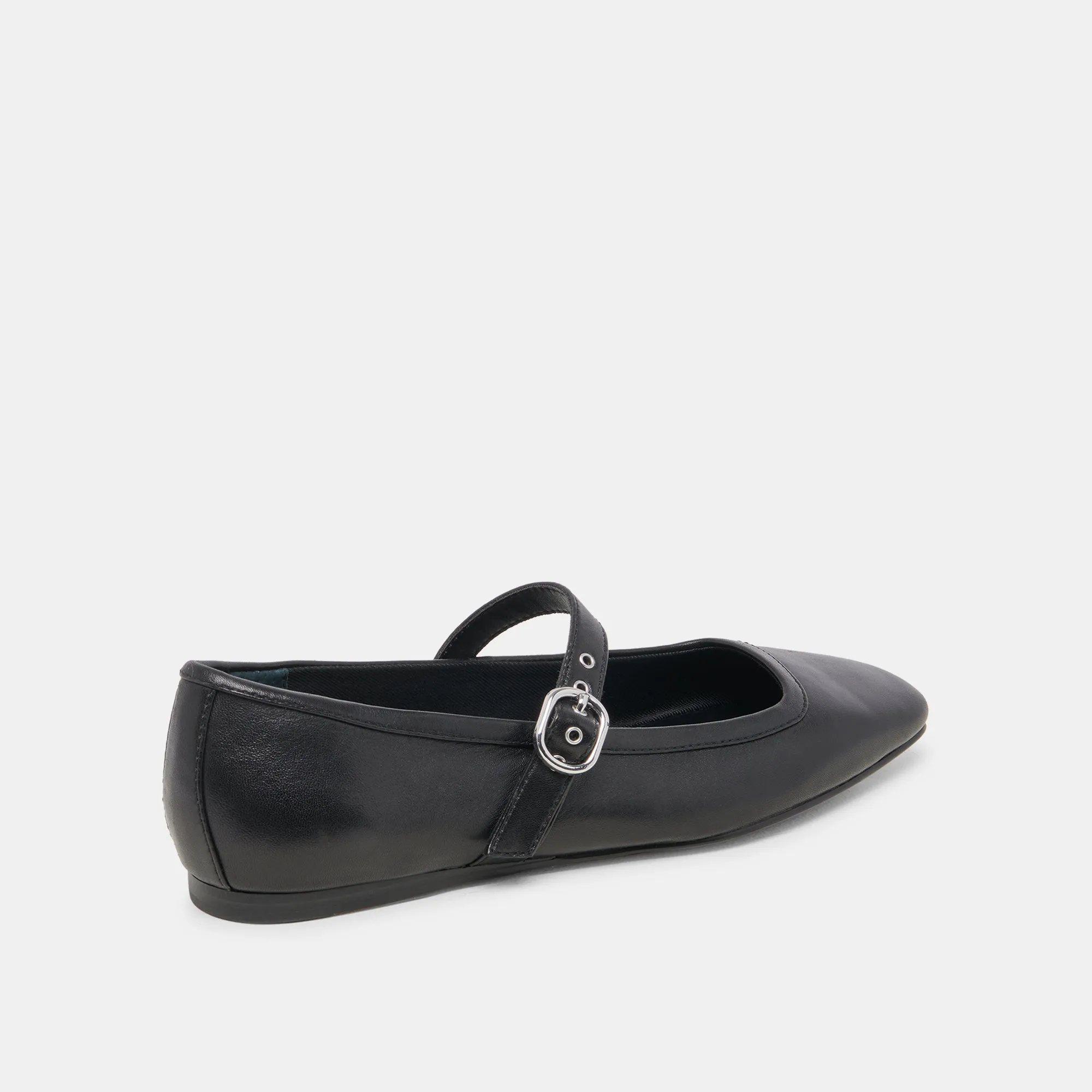 RODNI BALLET FLATS SCHWARZES LEDER