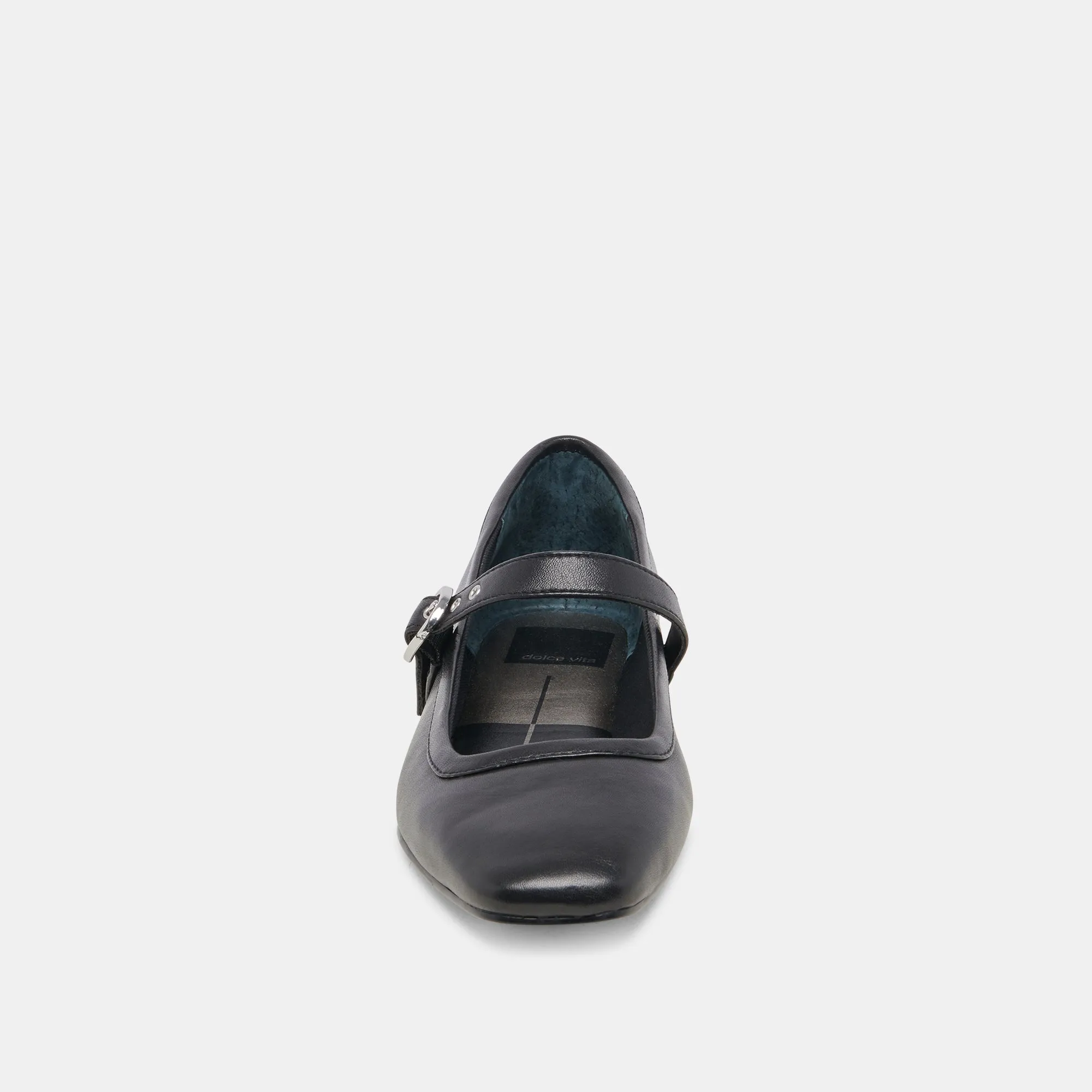 RODNI BALLET FLATS SCHWARZES LEDER