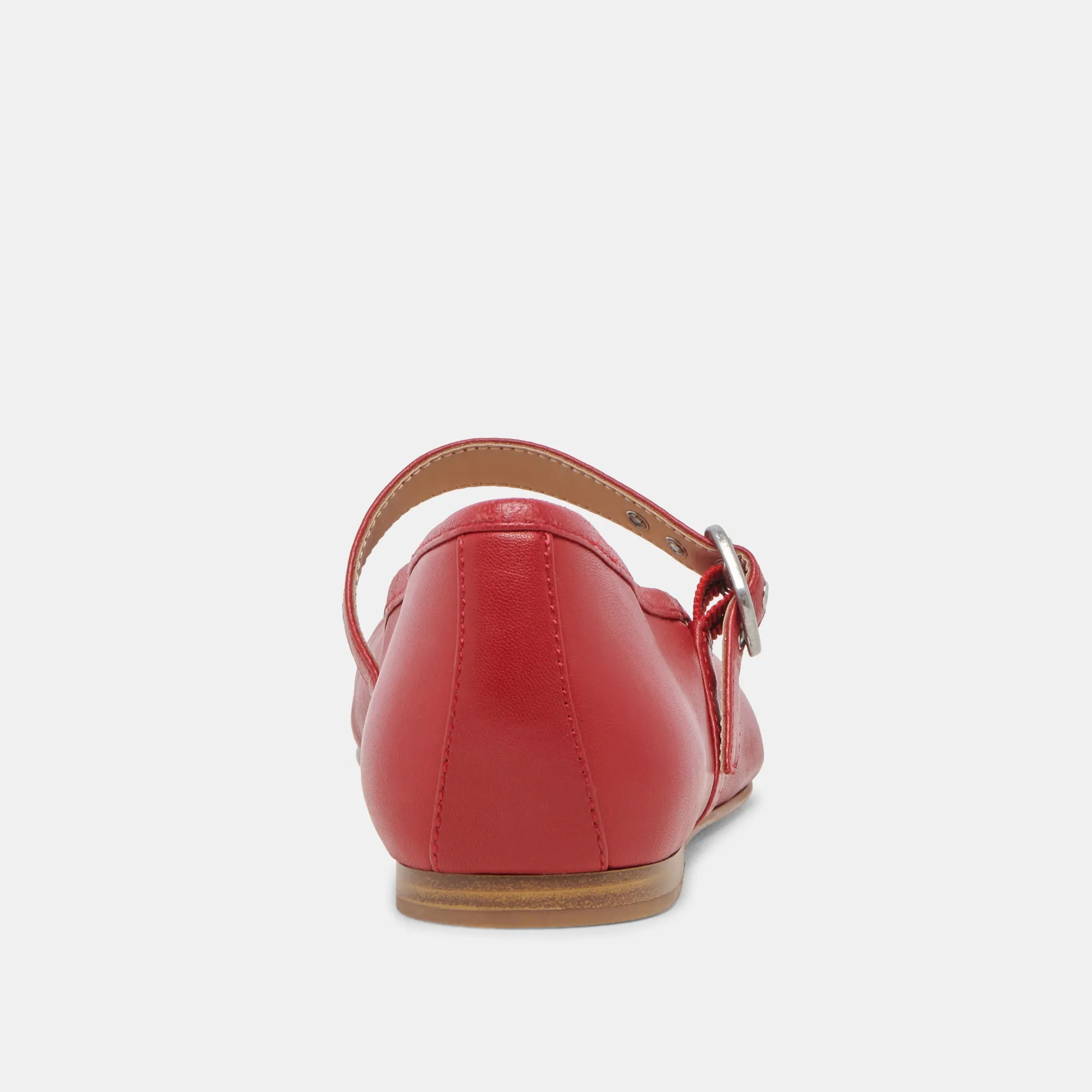 RODNI BALLETTFLATS ROTES LEDER