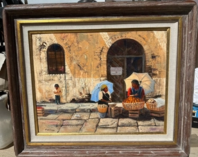 ROGER WILLIAMS MEXICAN PAINTING classic mural painting
