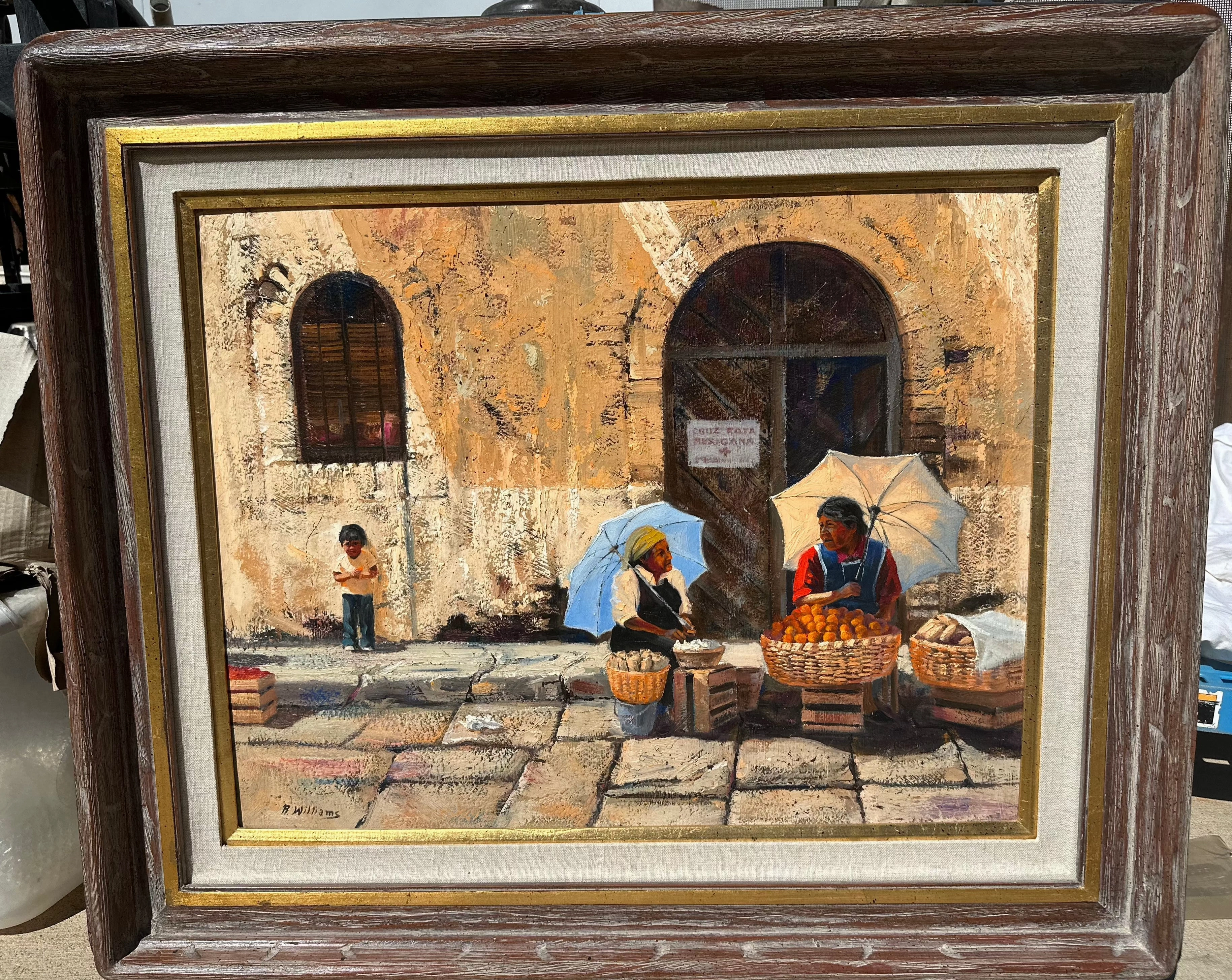 ROGER WILLIAMS MEXICAN PAINTING classic mural painting