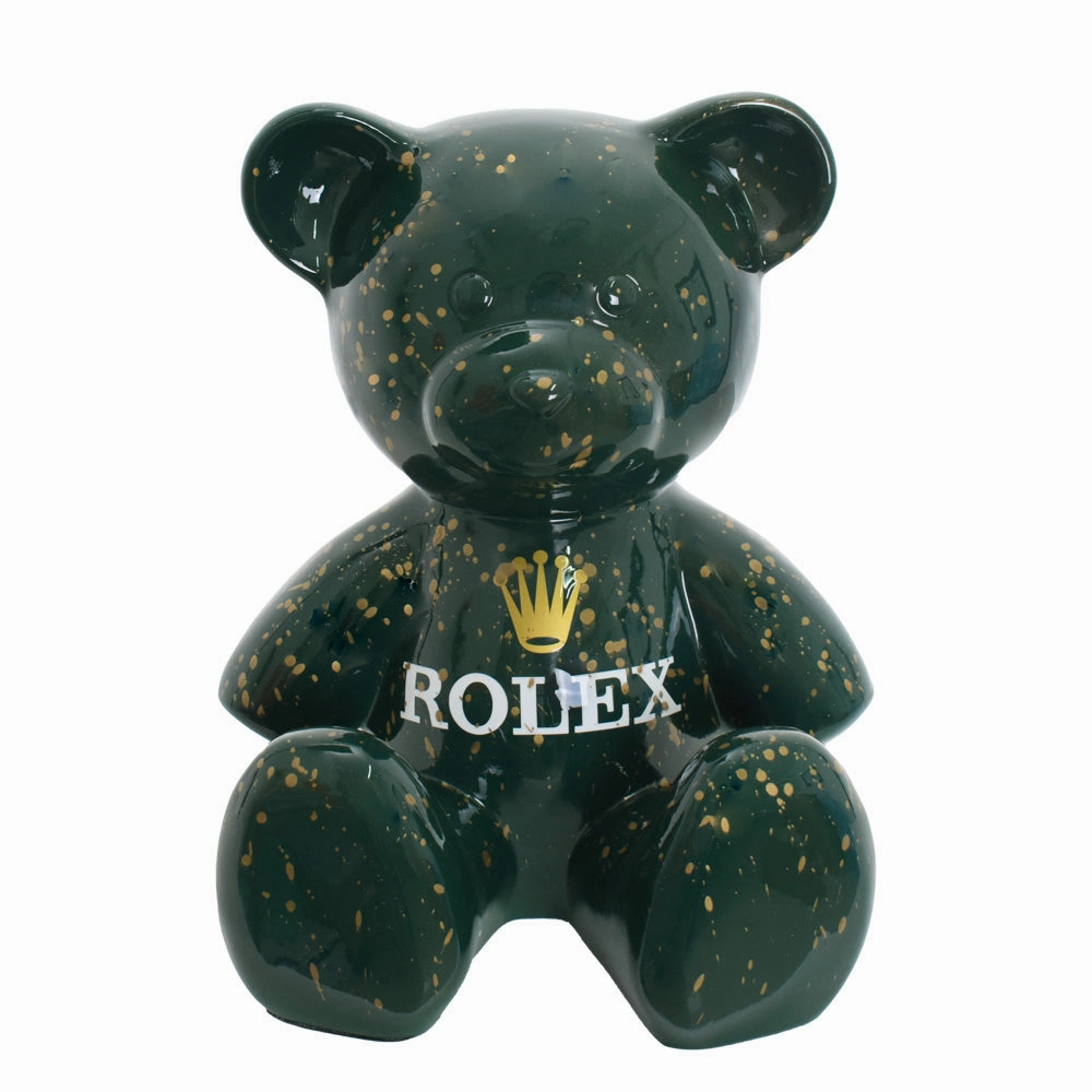 ROLEX  TEDDY BEAR dreamcatcher wall hanging