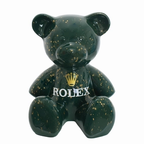 ROLEX  TEDDY BEAR dreamcatcher wall hanging