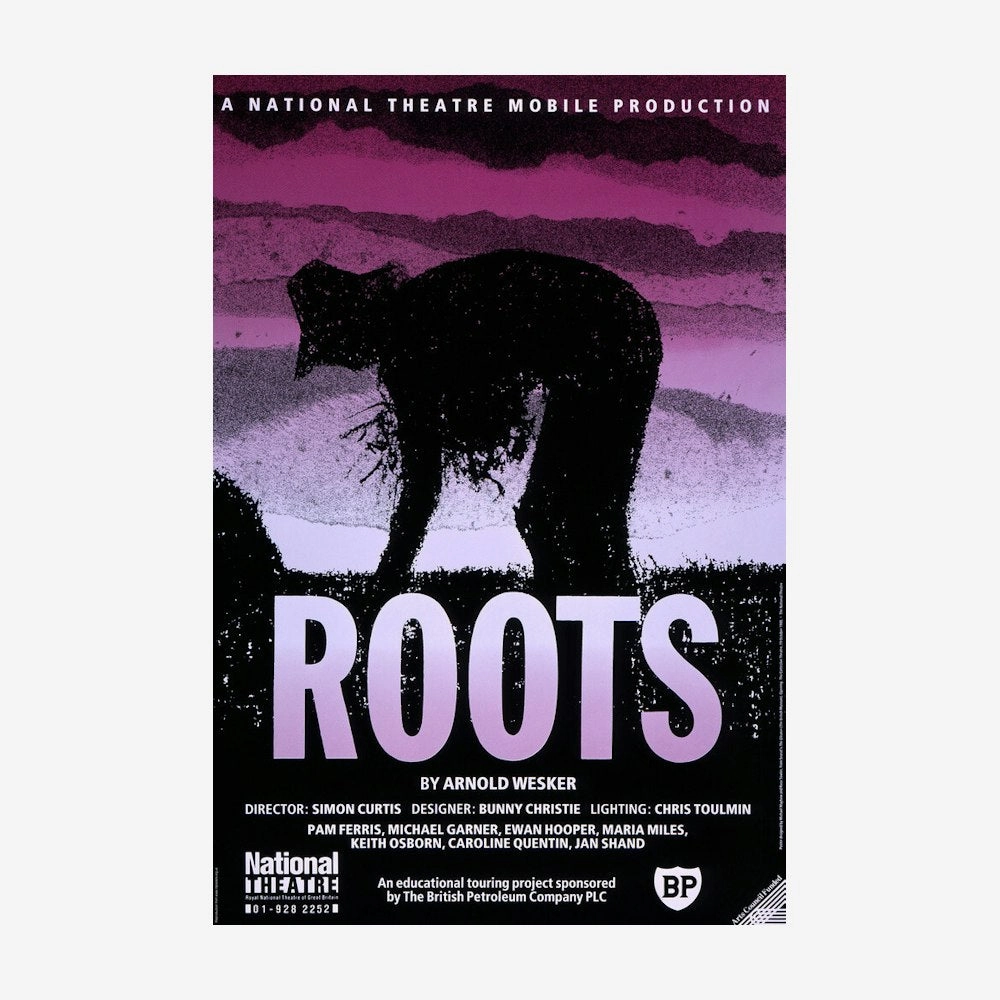 Roots 1988 Print vintage woodcut wallpaper