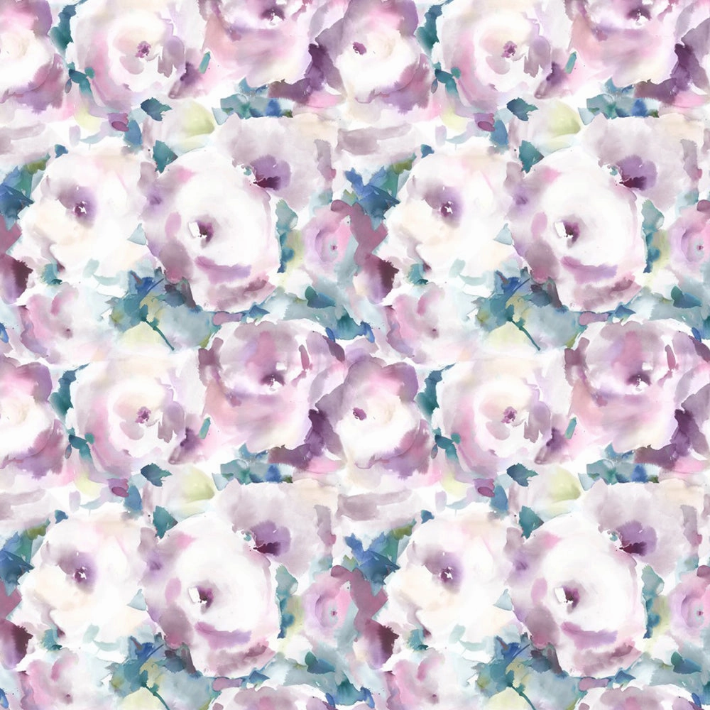 Rosa Printed Cotton Fabric (By The Metre) Orchid