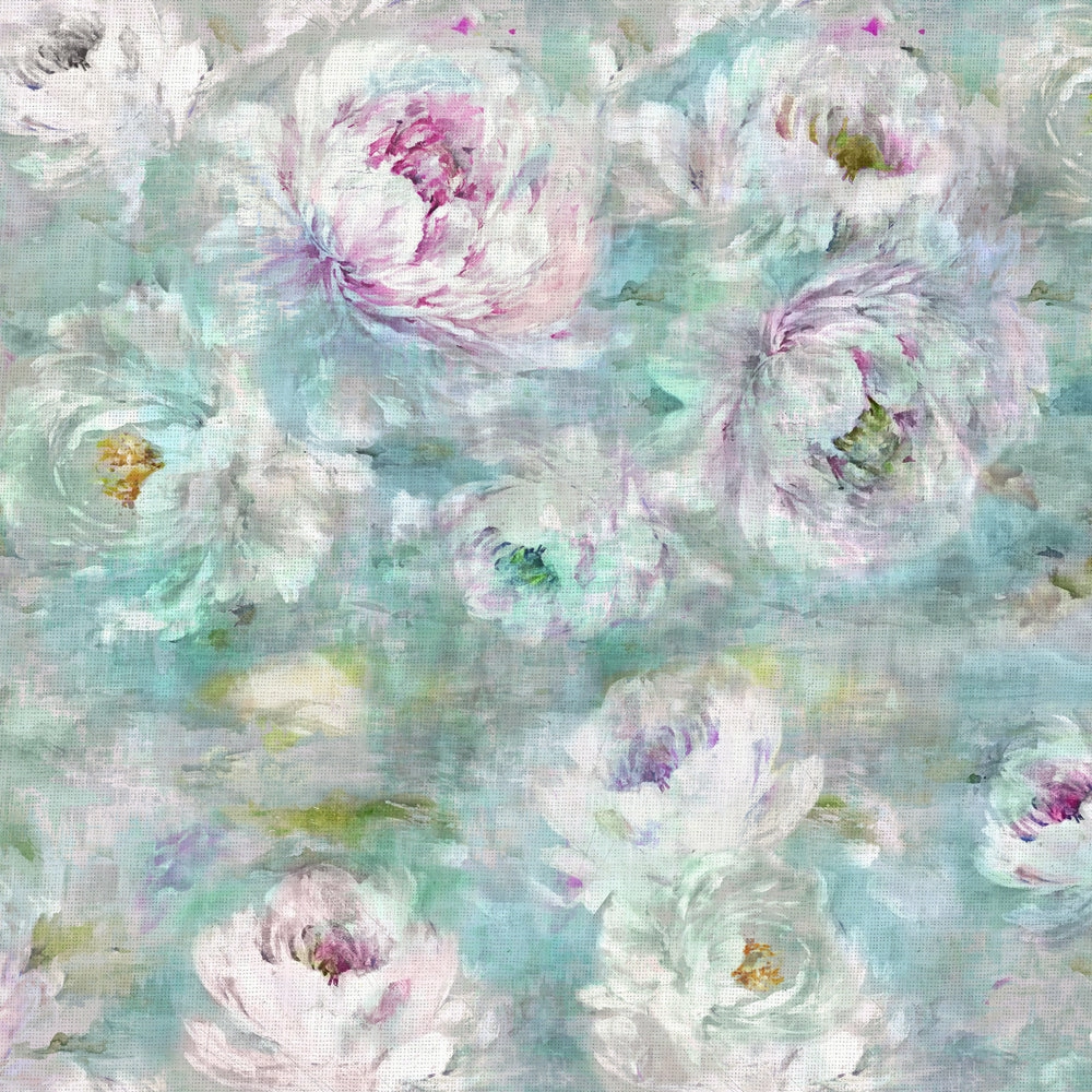 Roseum Printed Fabric (By The Metre) Moonstone elegant table cloth  