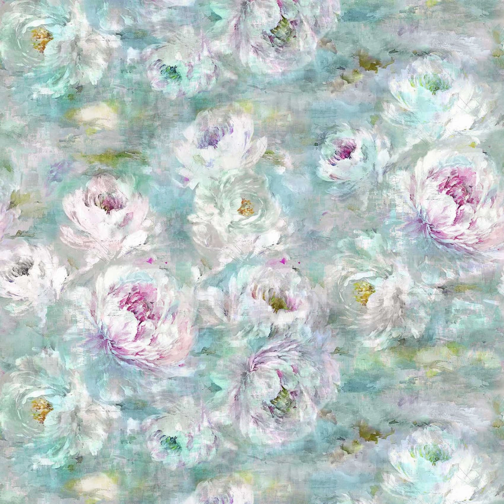 Roseum Printed Fabric (By The Metre) Moonstone