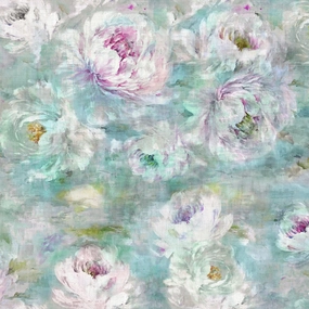 Roseum Printed Fabric (By The Metre) Moonstone elegant table cloth  