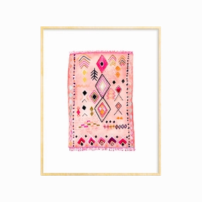 Rug #11 Art Print 5x7 framed wall decor