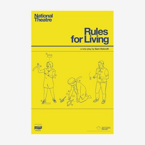Rules for Living 2015 Print vintage woodcut wallpaper