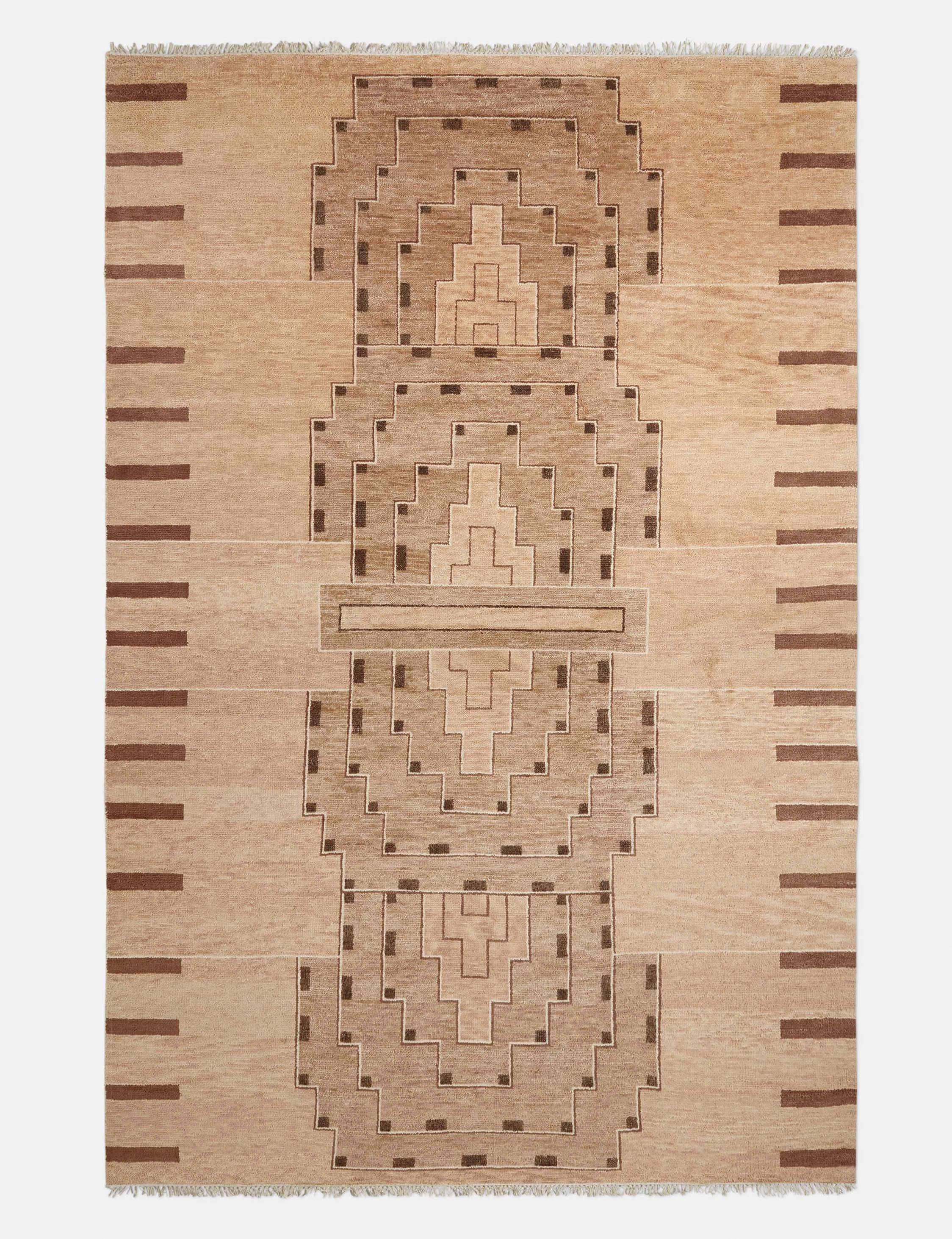 Saffron Hand-Knotted Wool Rug