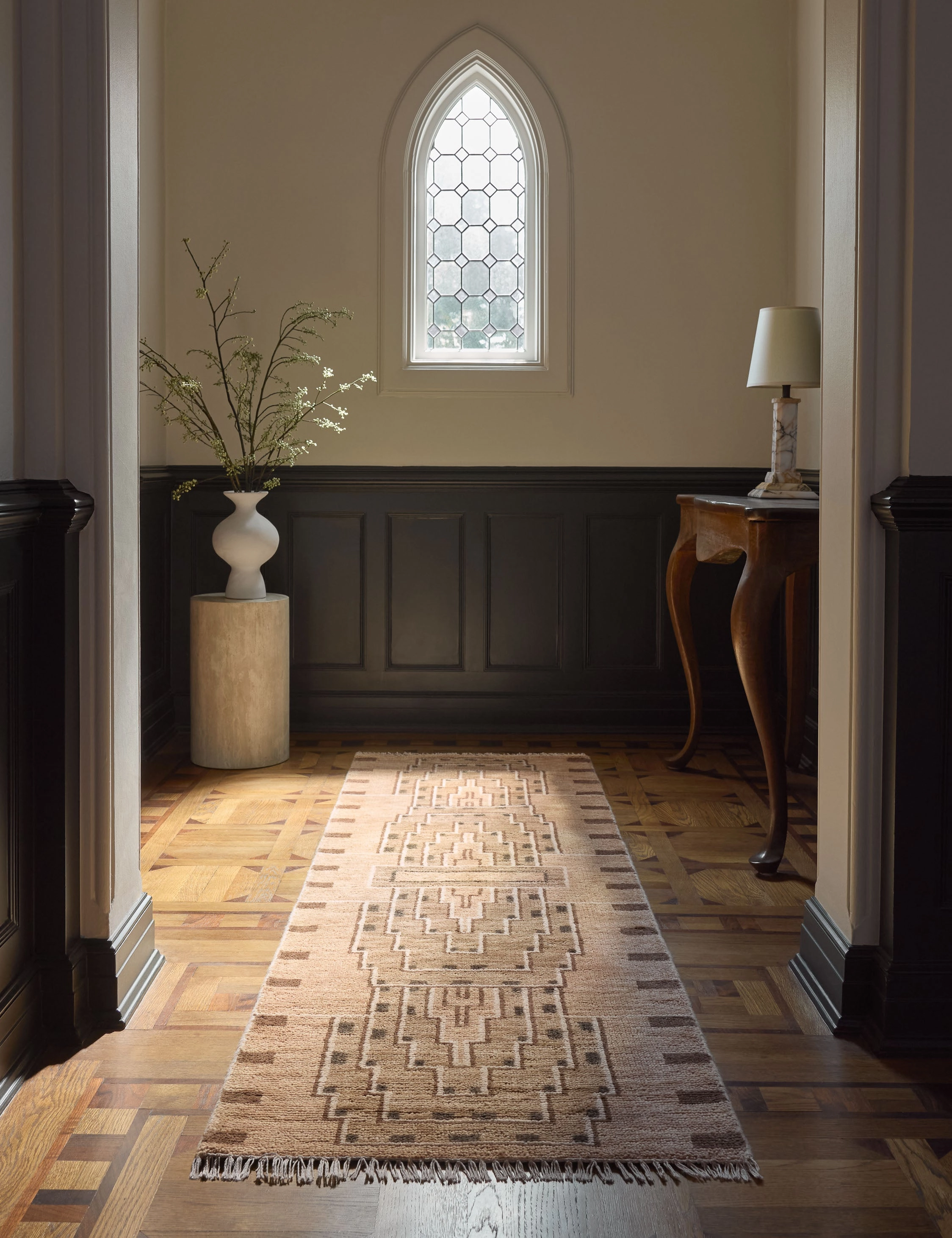 Saffron Hand-Knotted Wool Rug