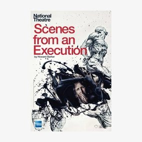 Scenes from an Execution 2012 Print vintage woodcut wallpaper