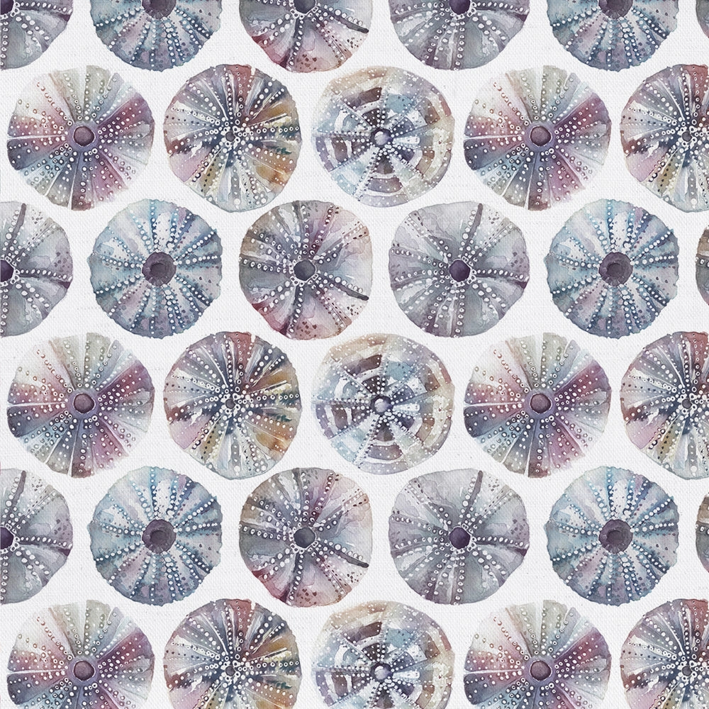 Sea Urchin Printed Cotton Fabric (By The Metre) Abalone elegant table cloth  