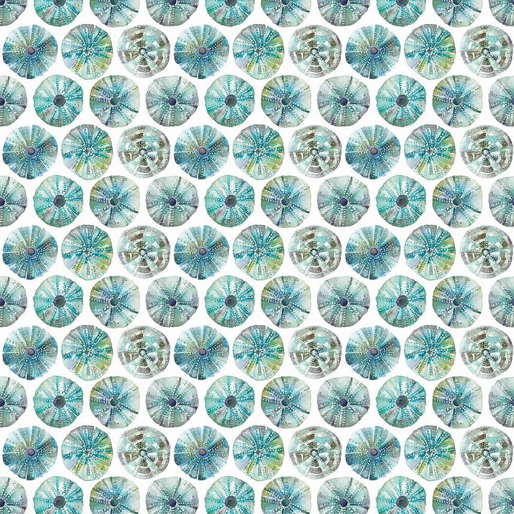 Sea Urchin Printed Cotton Fabric (By The Metre) Kelpie