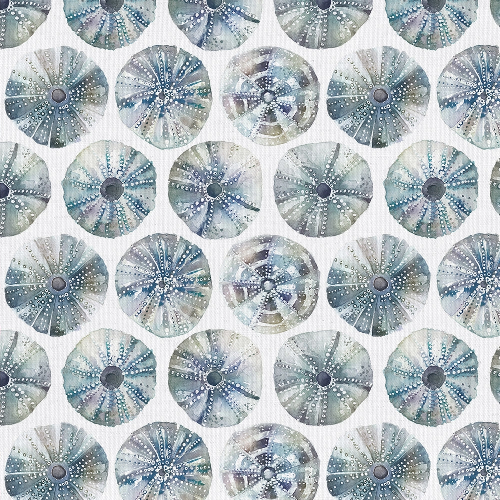 Sea Urchin Printed Cotton Fabric (By The Metre) Slate elegant table cloth  