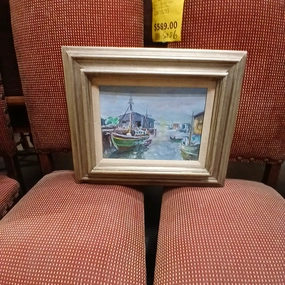 SEASCAPE OIL PAINTING BY SANDRA KIRK classic mural painting