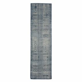 Second Life WKC499 Indigo minimalist everyday rug