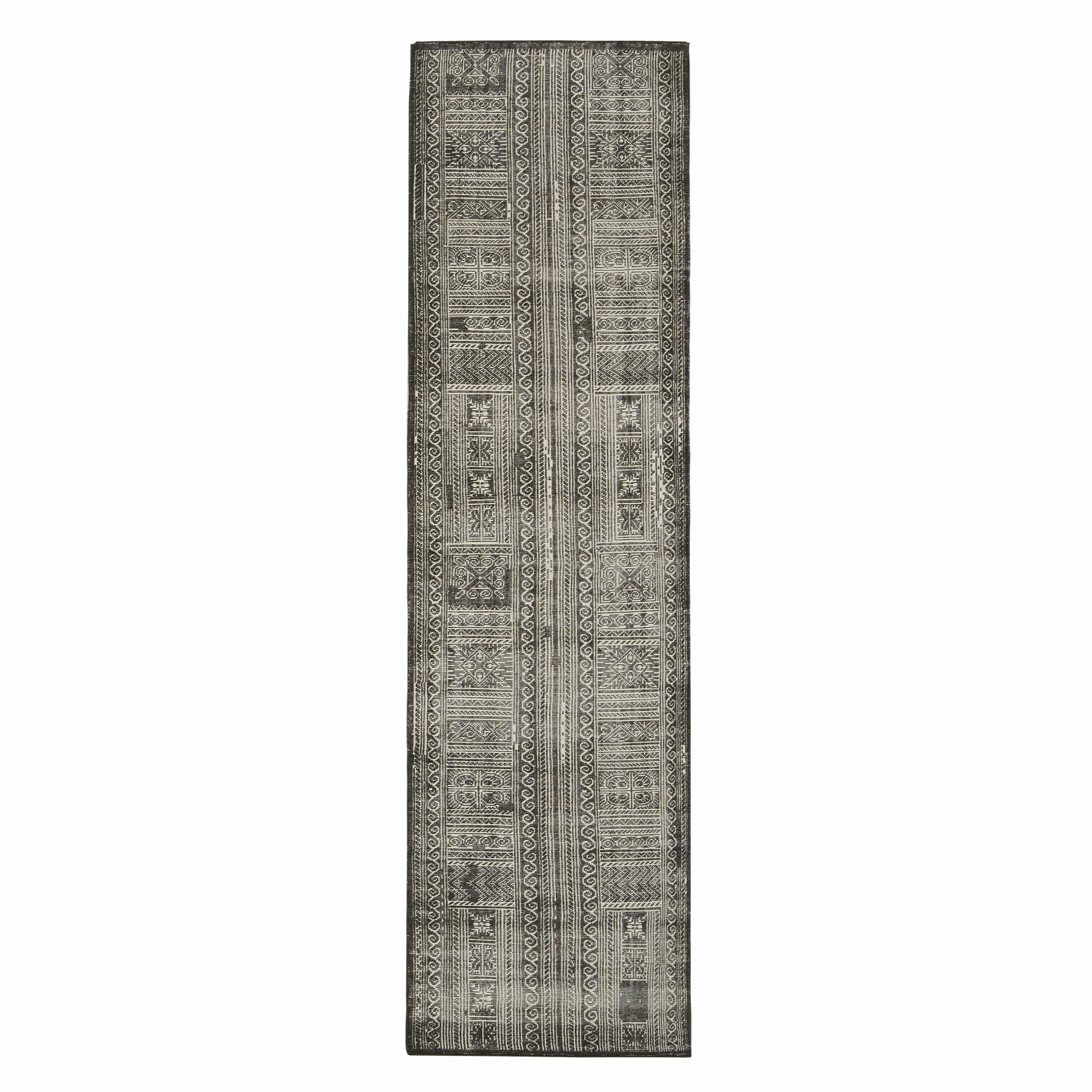 Second Life WKC499B Grey minimalist everyday rug