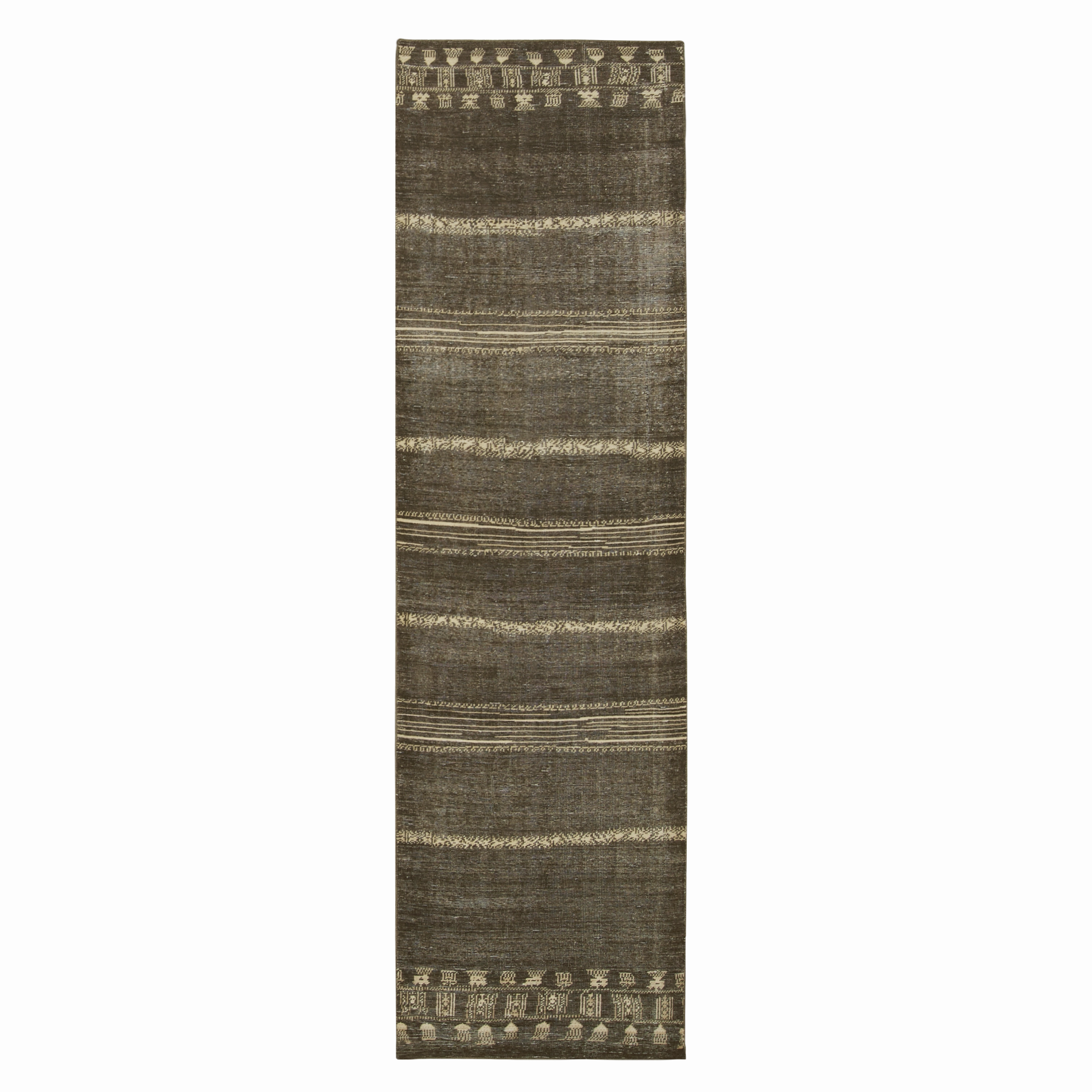 Second Life WKC555C Brown minimalist everyday rug