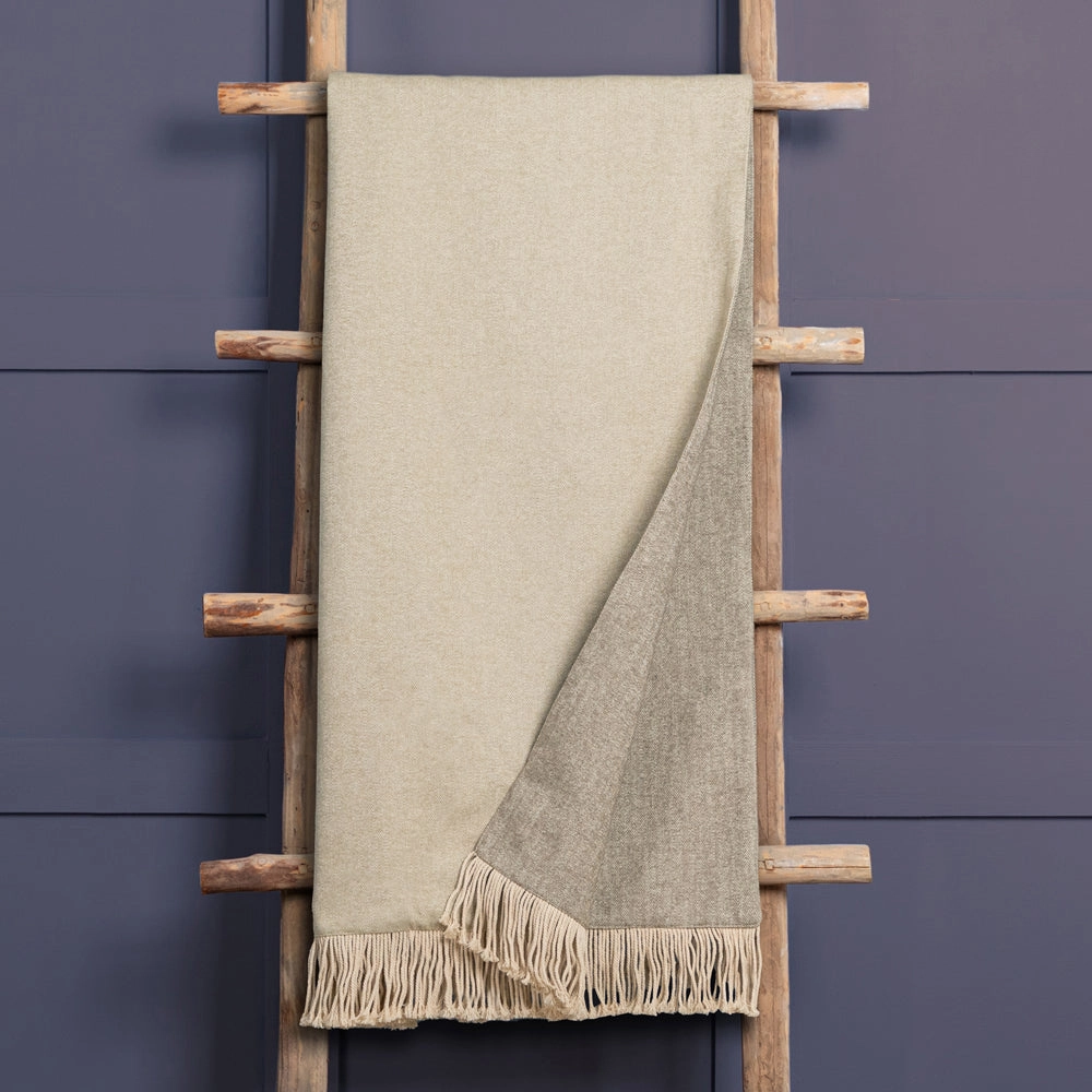 Selkirk Woven Throw Cashew