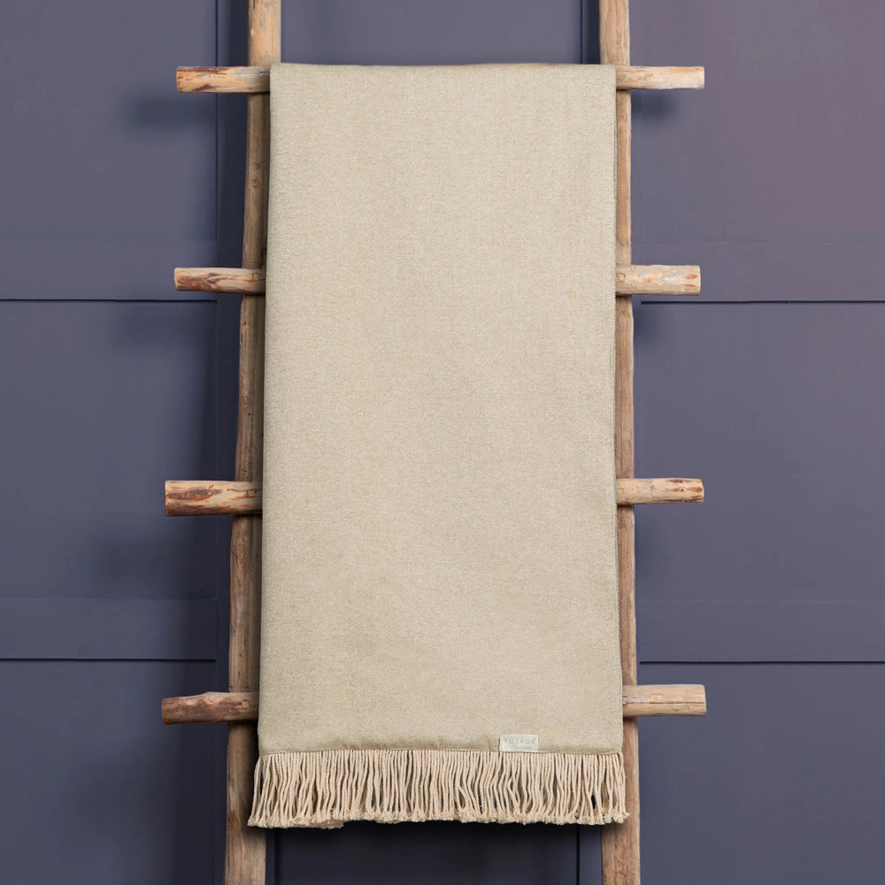 Selkirk Woven Throw Cashew patterned fashion rug  