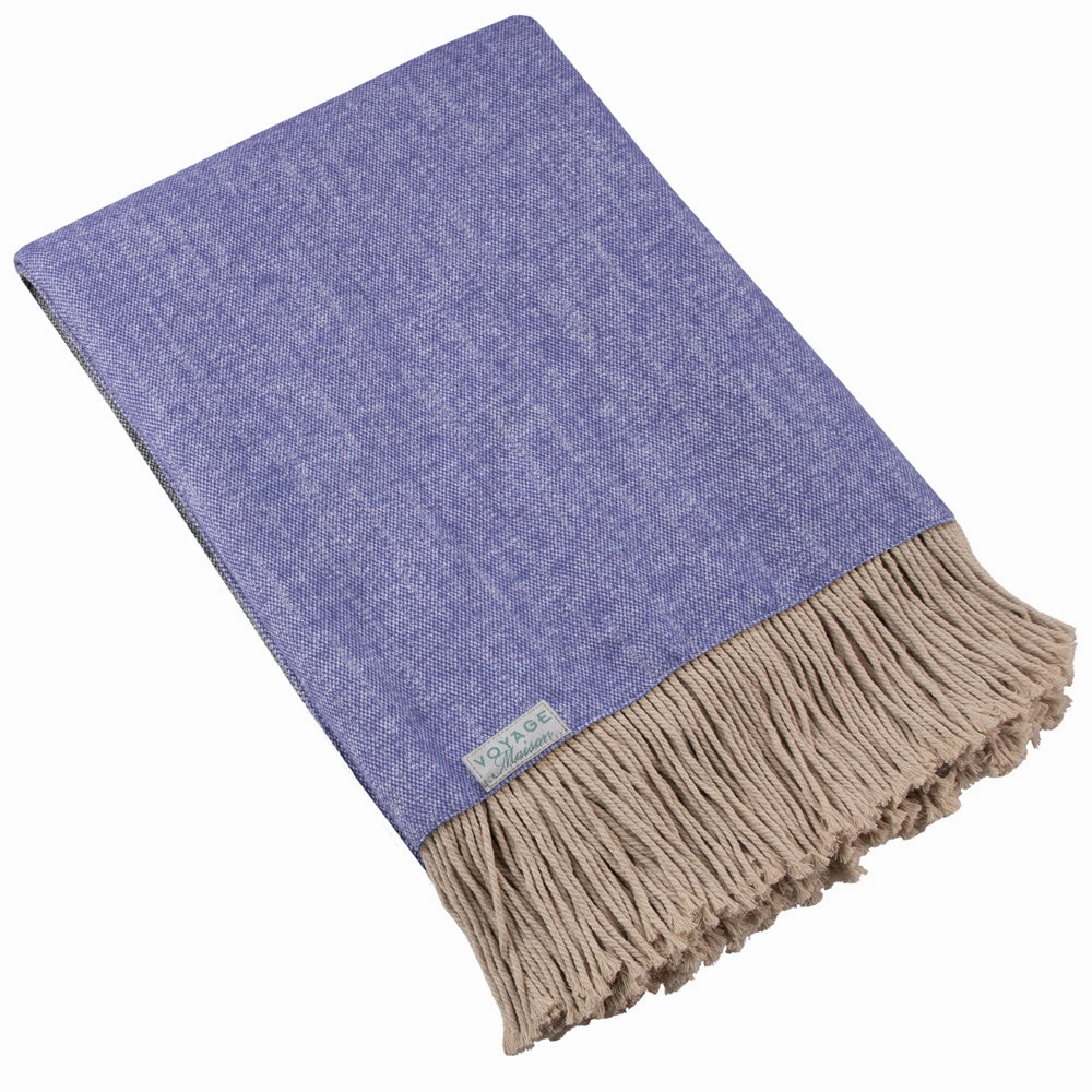Selkirk Woven Throw Violet